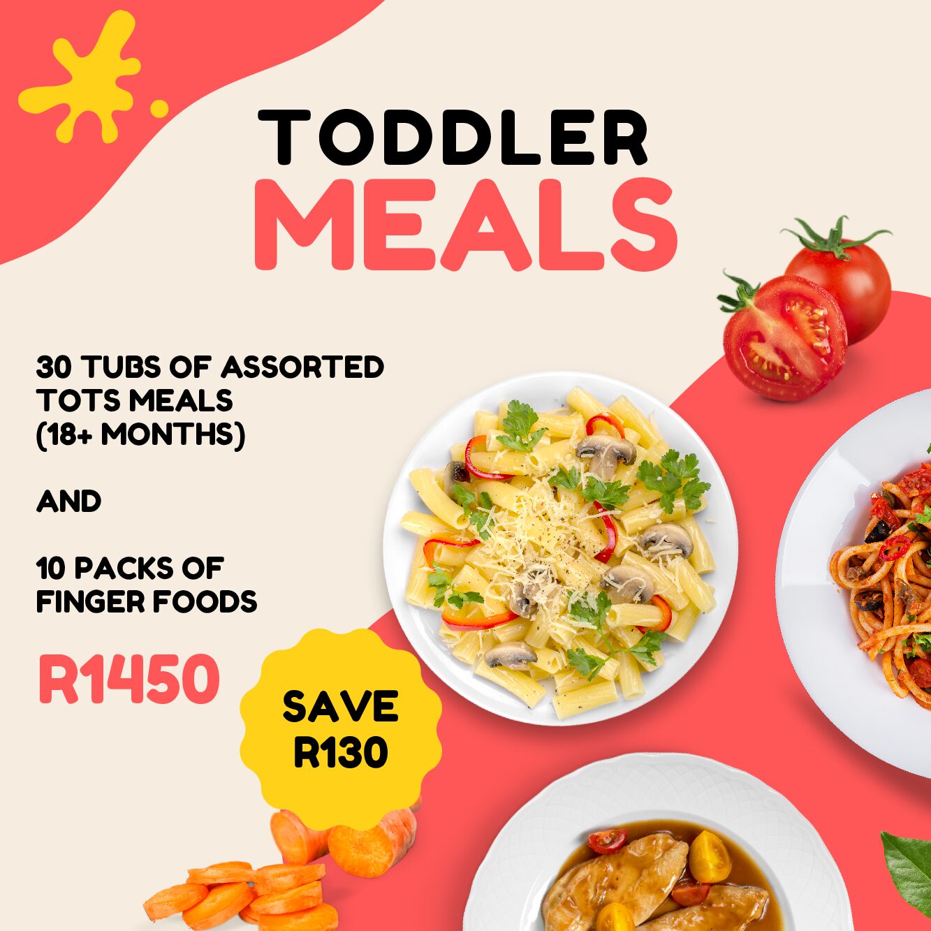 Tots Meals Monthly Pack